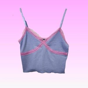 Wild Fable Lace Cropped Tank